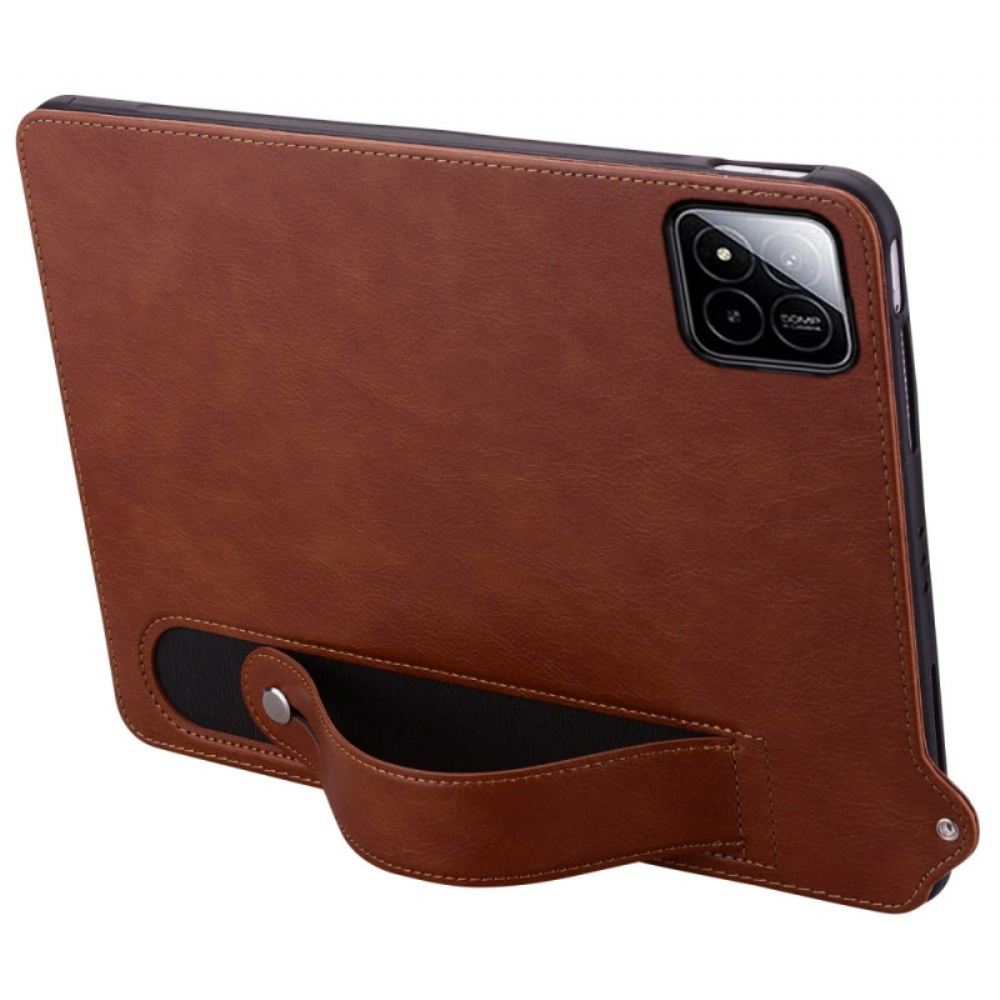 Kryt Xiaomi Pad 7 / 7 Pro Umělá Kůže S Popruhem