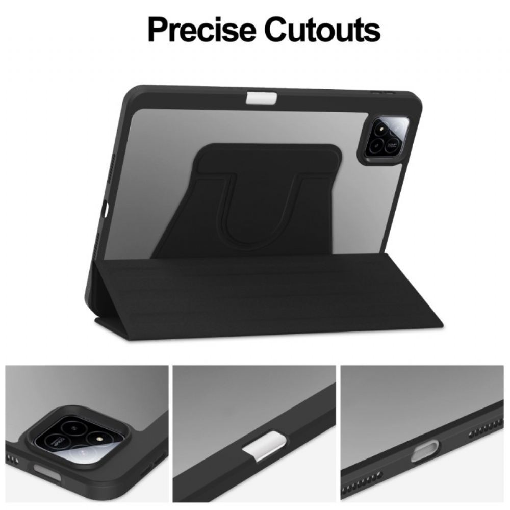 Pouzdra Xiaomi Pad 7 / 7 Pro Kryty Na Mobil Kožený Efekt S Otočným Stojánkem O