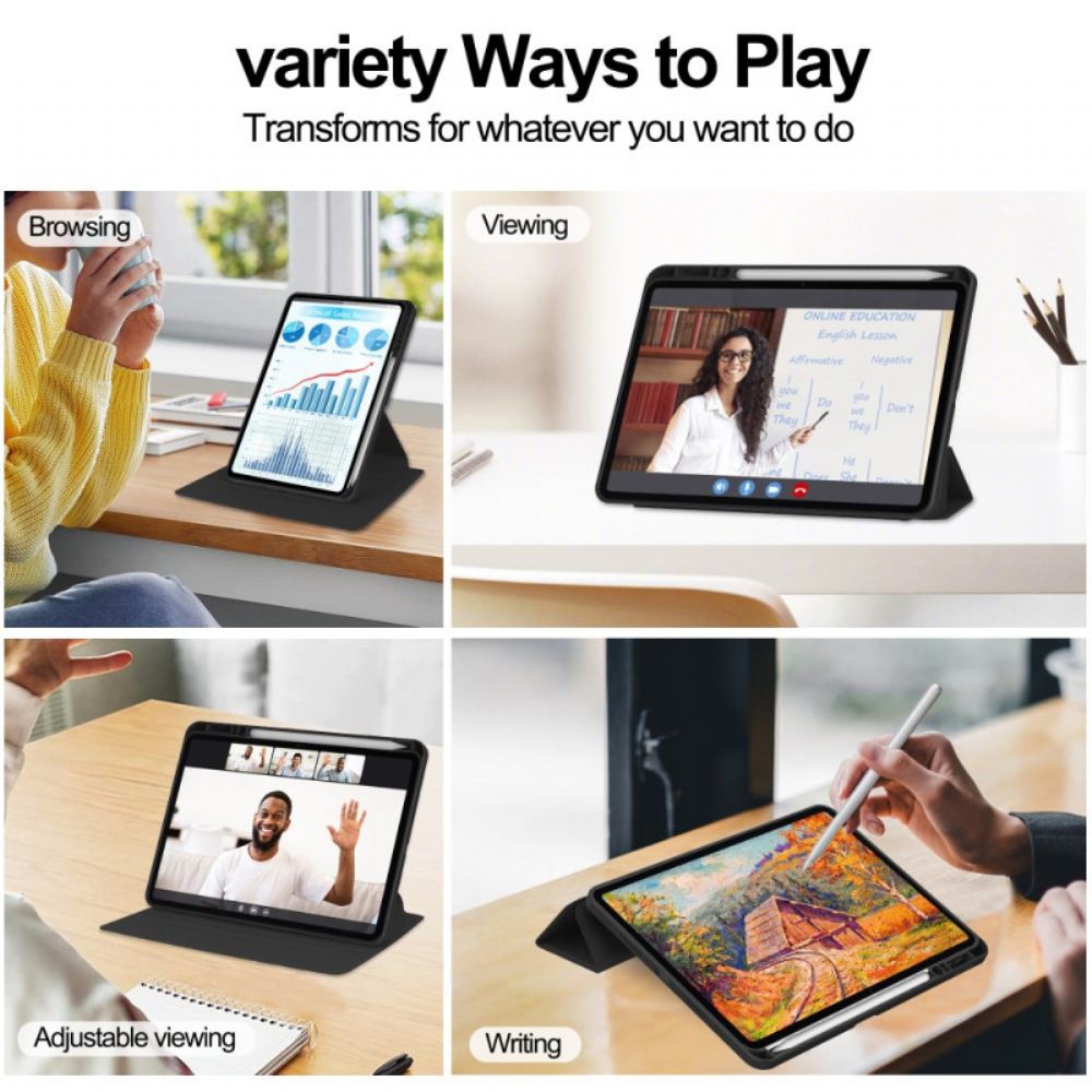 Pouzdra Xiaomi Pad 7 / 7 Pro Kryty Na Mobil Kožený Efekt S Otočným Stojánkem O