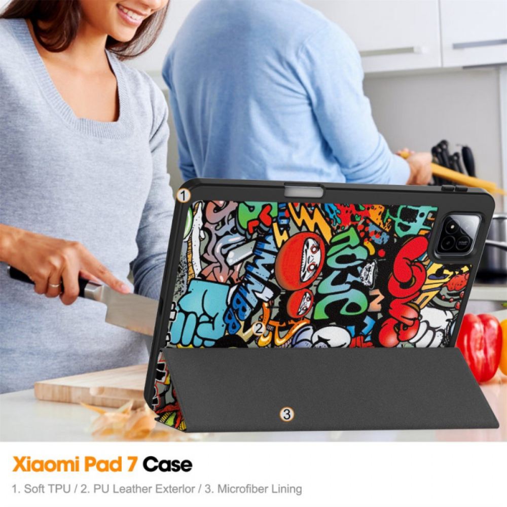 Xiaomi Pad 7 / 7 Pro Graffiti Držák Stylusu