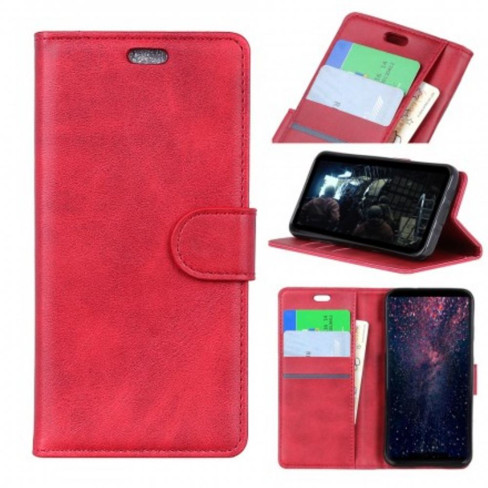 Flipové Pouzdro Na Huawei P30 Lite Efekt Retro Matné Kůže