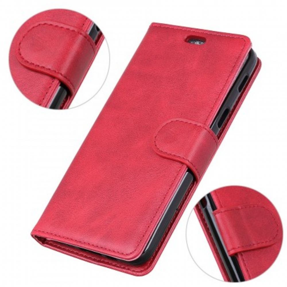 Flipové Pouzdro Na Huawei P30 Lite Efekt Retro Matné Kůže