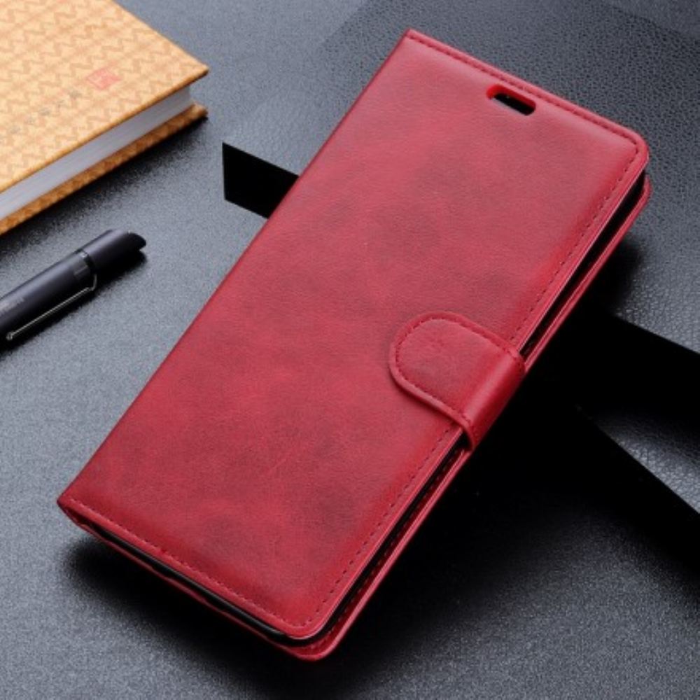 Flipové Pouzdro Na Huawei P30 Lite Efekt Retro Matné Kůže