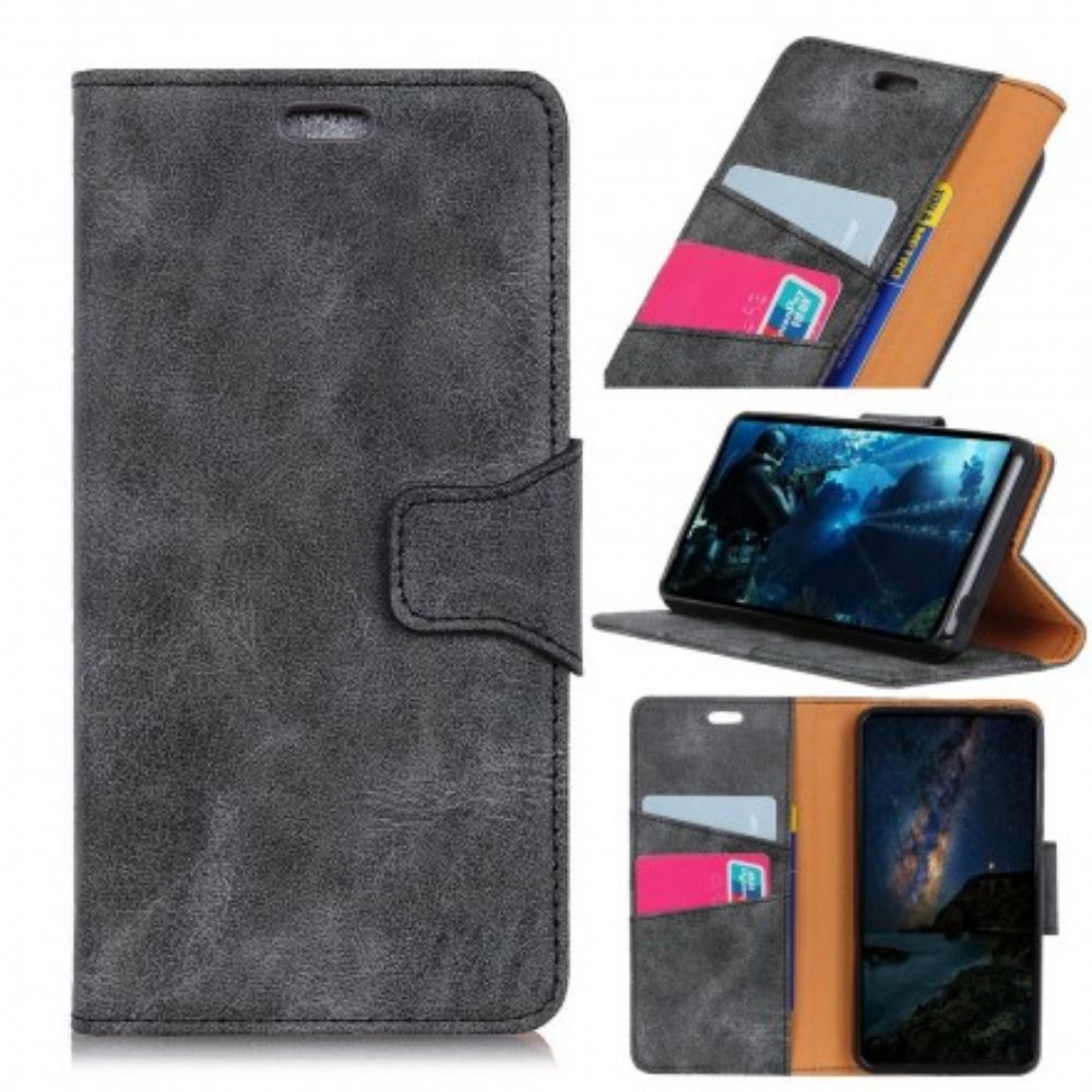 Flipové Pouzdro Na Huawei P30 Lite Kožené Pouzdro Oboustranná Magnetická Klapka