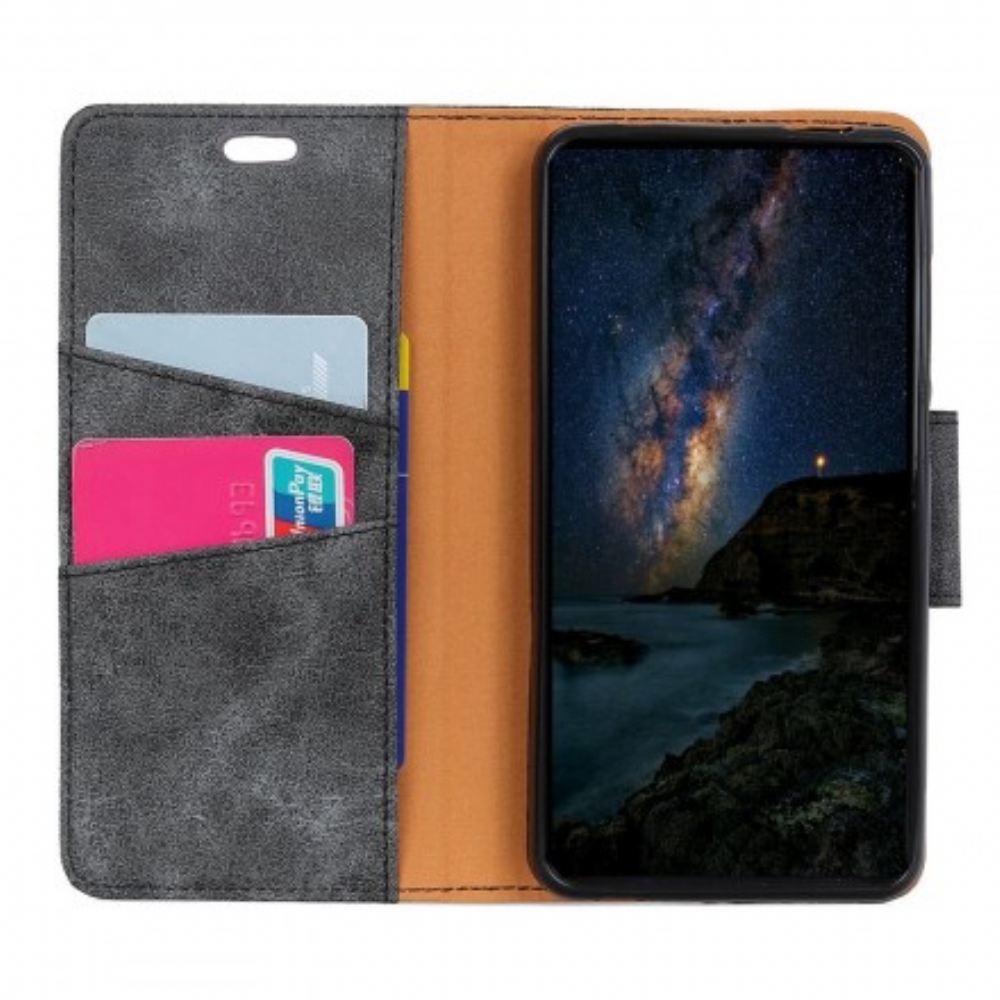 Flipové Pouzdro Na Huawei P30 Lite Kožené Pouzdro Oboustranná Magnetická Klapka