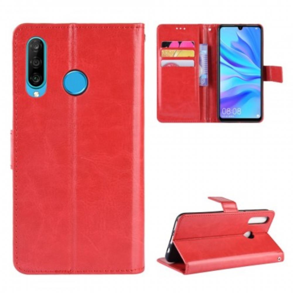 Flipové Pouzdro Na Huawei P30 Lite Okázalá Umělá Kůže