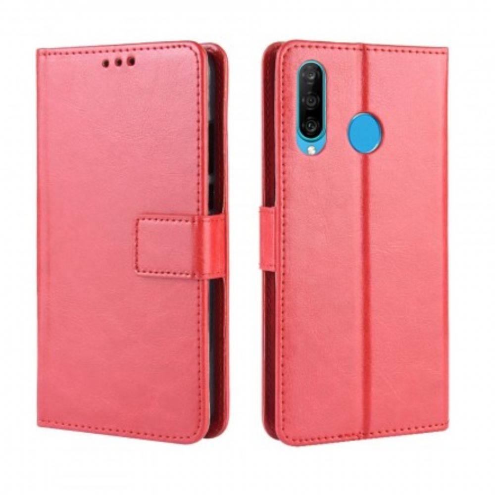 Flipové Pouzdro Na Huawei P30 Lite Okázalá Umělá Kůže