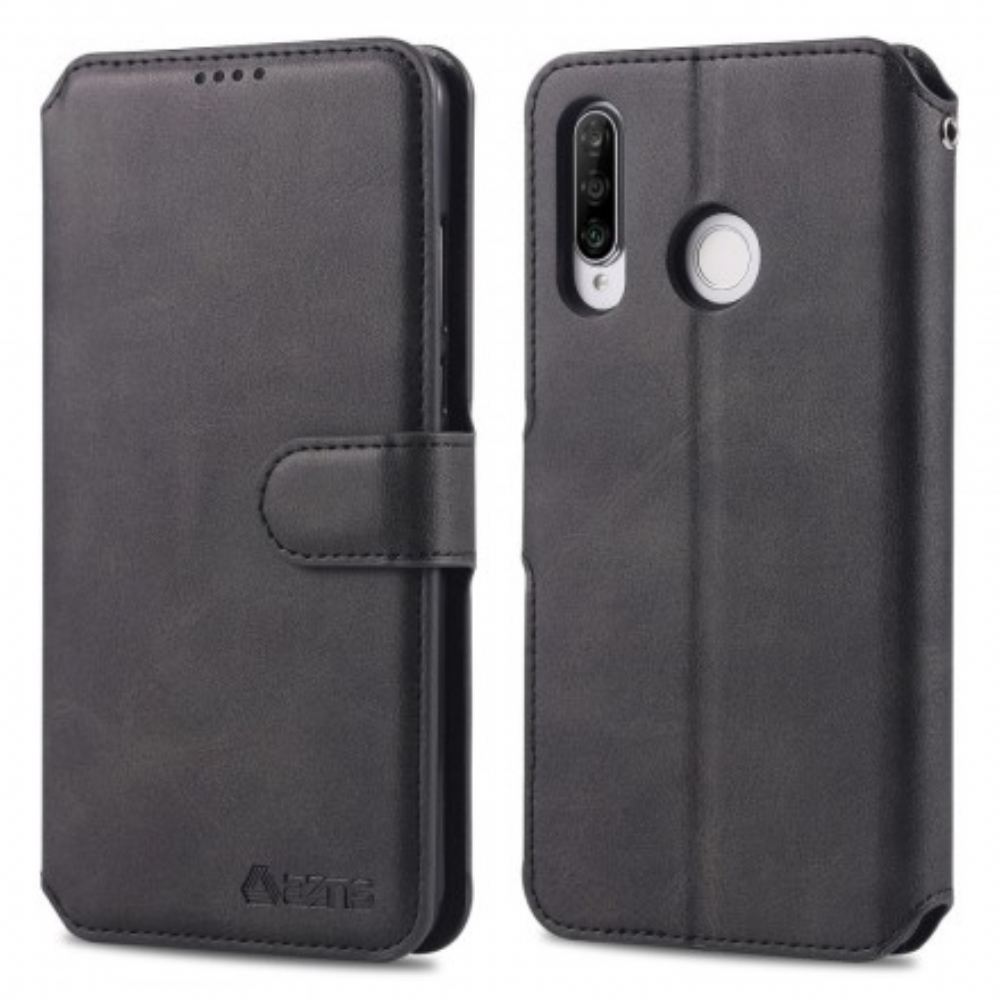 Kožené Pouzdro Na Huawei P30 Lite Azns Retro