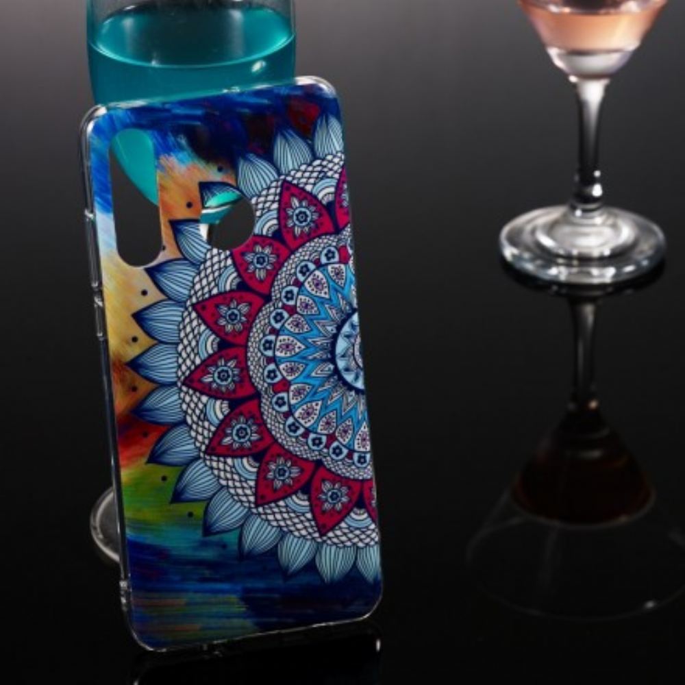 Kryt Na Huawei P30 Lite Fluorescenční Barevná Mandala