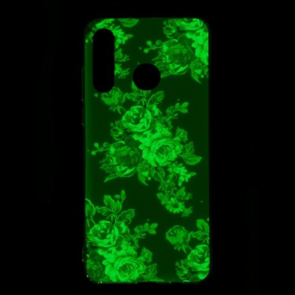 Kryt Na Huawei P30 Lite Fluorescenční Květiny Liberty