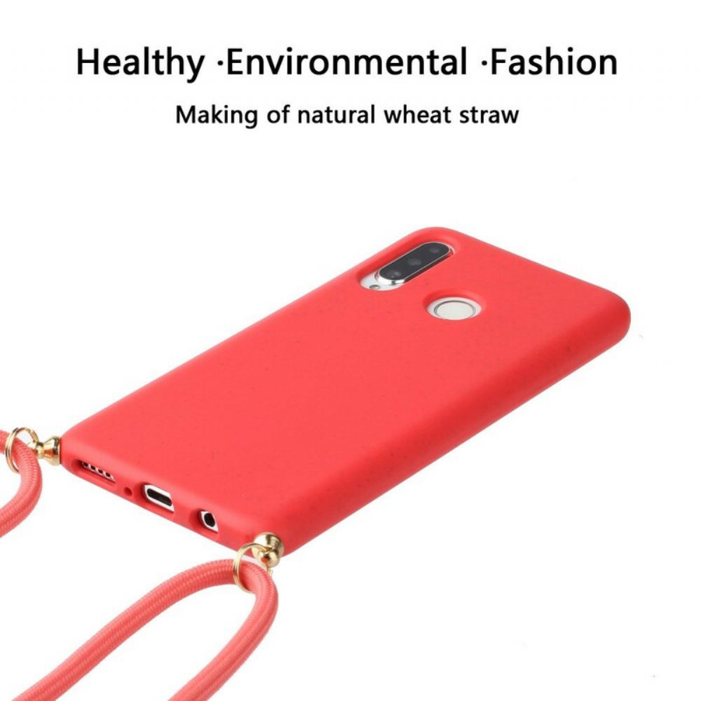 Kryt Na Huawei P30 Lite Silikon S Barevnou Šňůrkou
