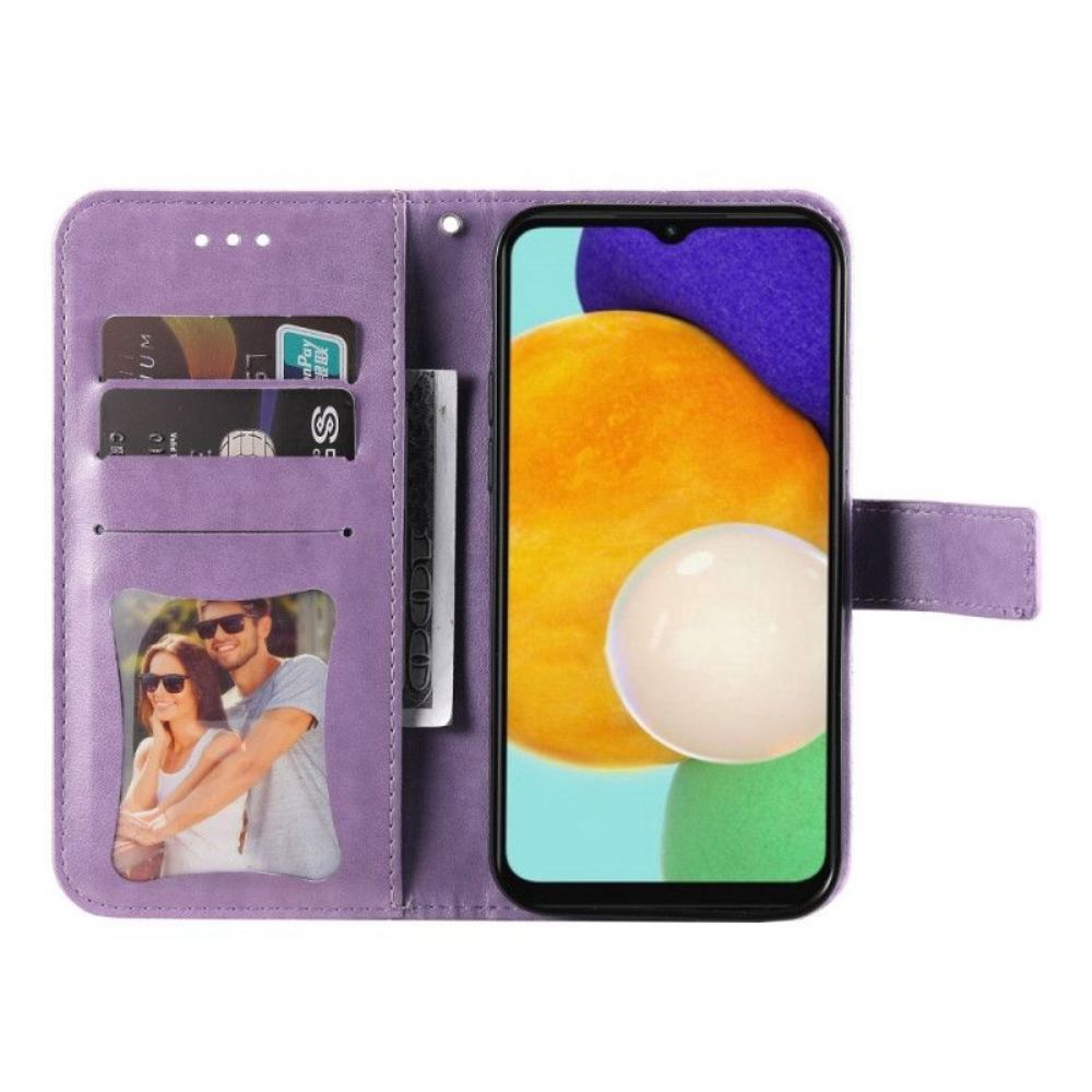 Flipové Pouzdro Na Samsung Galaxy A13 5G / A04s Květinová Mandala