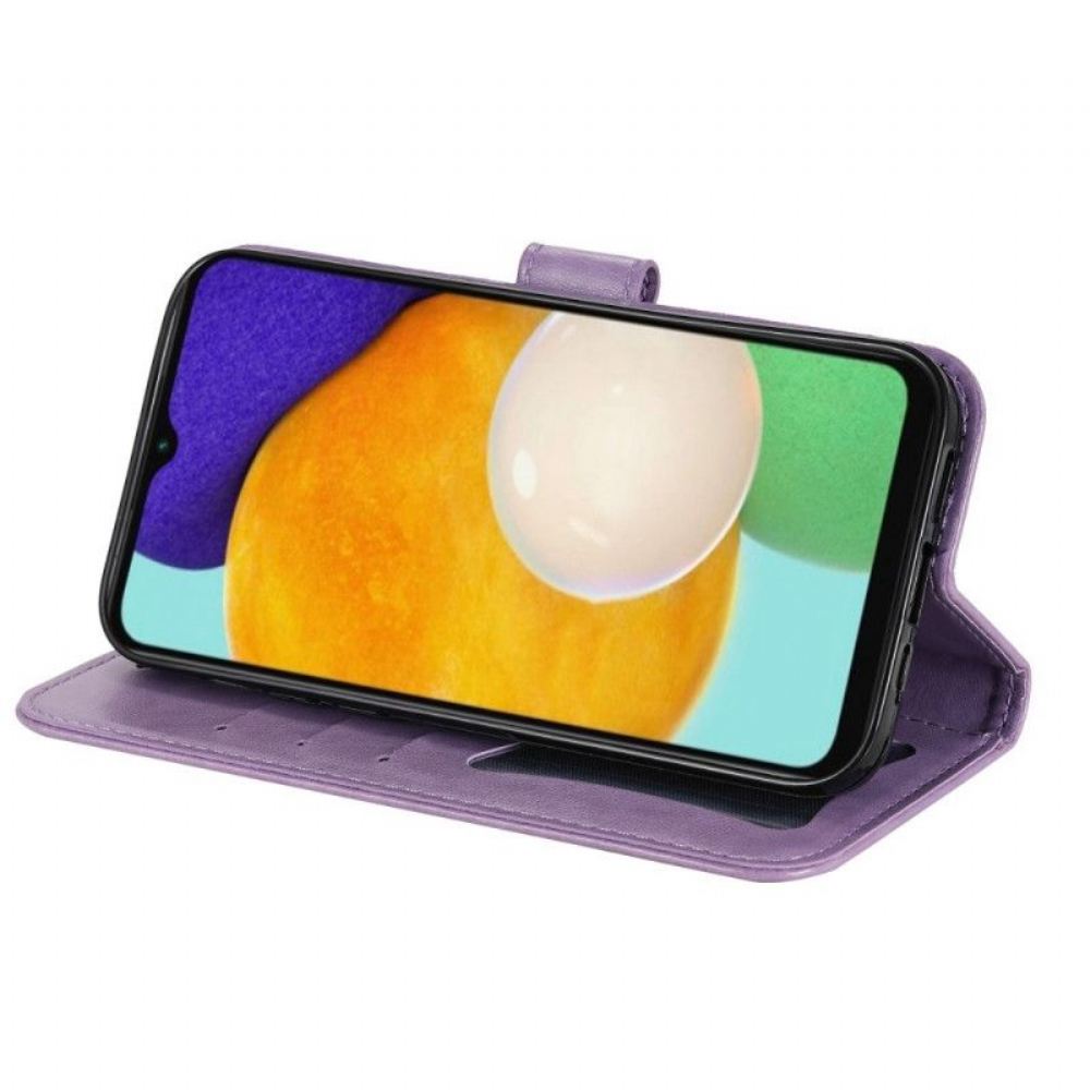 Flipové Pouzdro Na Samsung Galaxy A13 5G / A04s Květinová Mandala