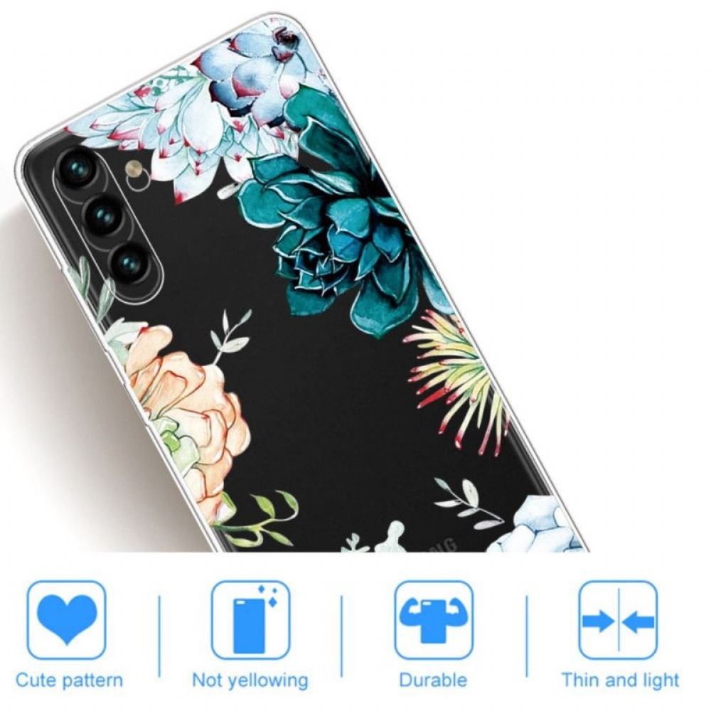 Kryt Na Samsung Galaxy A13 5G / A04s Akvarel Květiny