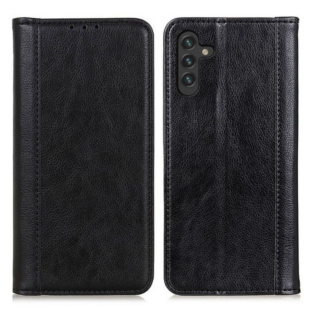 Kryty Na Mobil Na Samsung Galaxy A13 5G / A04s Flipové Pouzdro Kůže Elegance Split Litchi