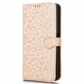 Kožený Kryt Oppo Reno 12 5g Lesklé Body