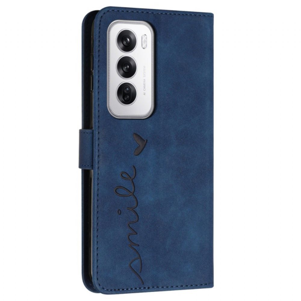 Kožený Kryt Oppo Reno 12 5g Úsměv