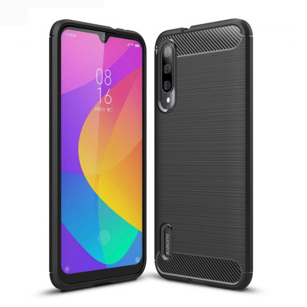 Kryt Na Xiaomi Mi A3 Kartáčované Uhlíkové Vlákno