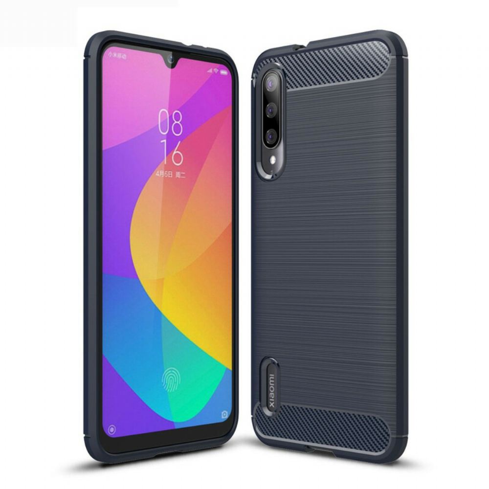 Kryt Na Xiaomi Mi A3 Kartáčované Uhlíkové Vlákno