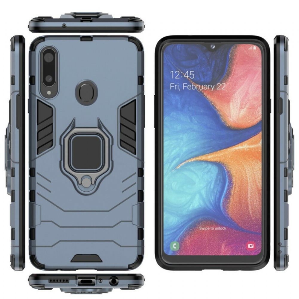 Kryty Na Mobil Na Samsung Galaxy A20s Odolný Vůči Prstenu