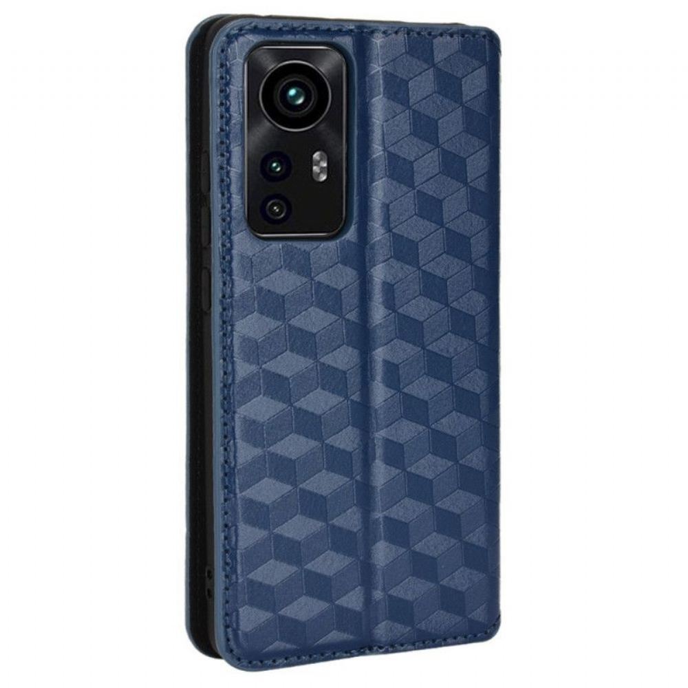 Kryty Na Mobil Na Xiaomi 12 Pro Flipové Pouzdro Efekt Diamantové Kůže