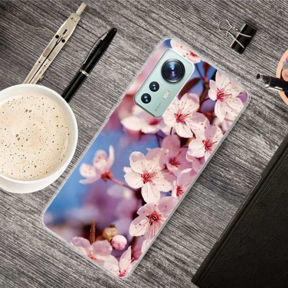 Kryty Na Mobil Na Xiaomi 12 Pro Květinový Silikon