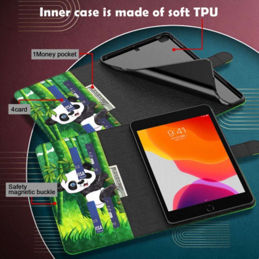 Flipové Pouzdro Na Samsung Galaxy Tab S7 / Tab S8 Panda