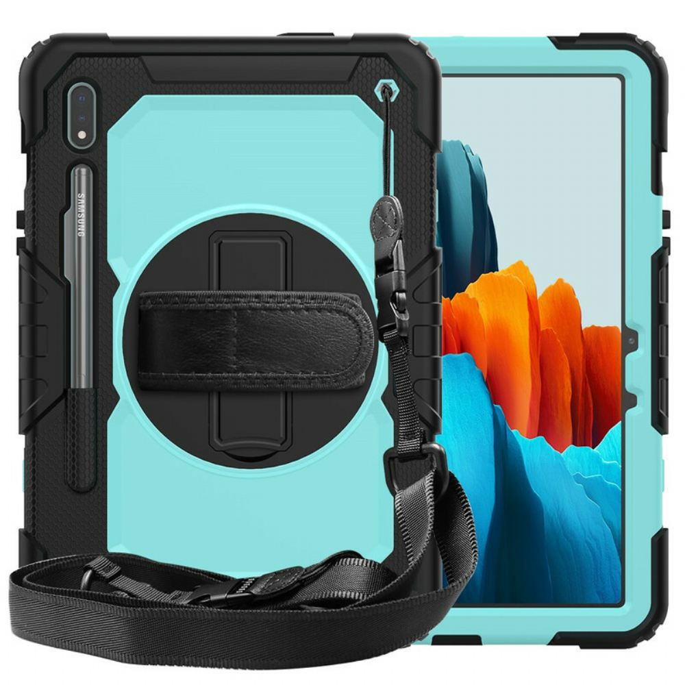 Kryt Na Samsung Galaxy Tab S7 / Tab S8 Dvoubarevný Multifunkční 2