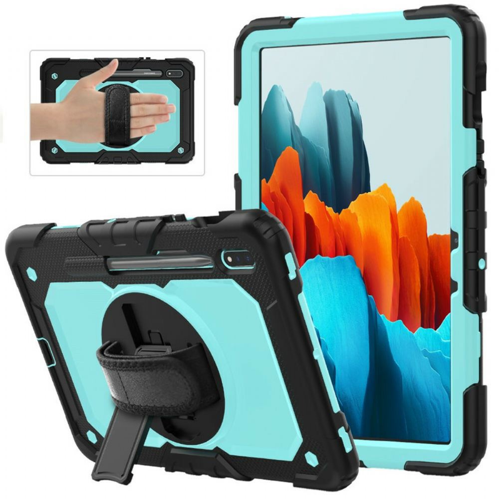 Kryt Na Samsung Galaxy Tab S7 / Tab S8 Dvoubarevný Multifunkční 2
