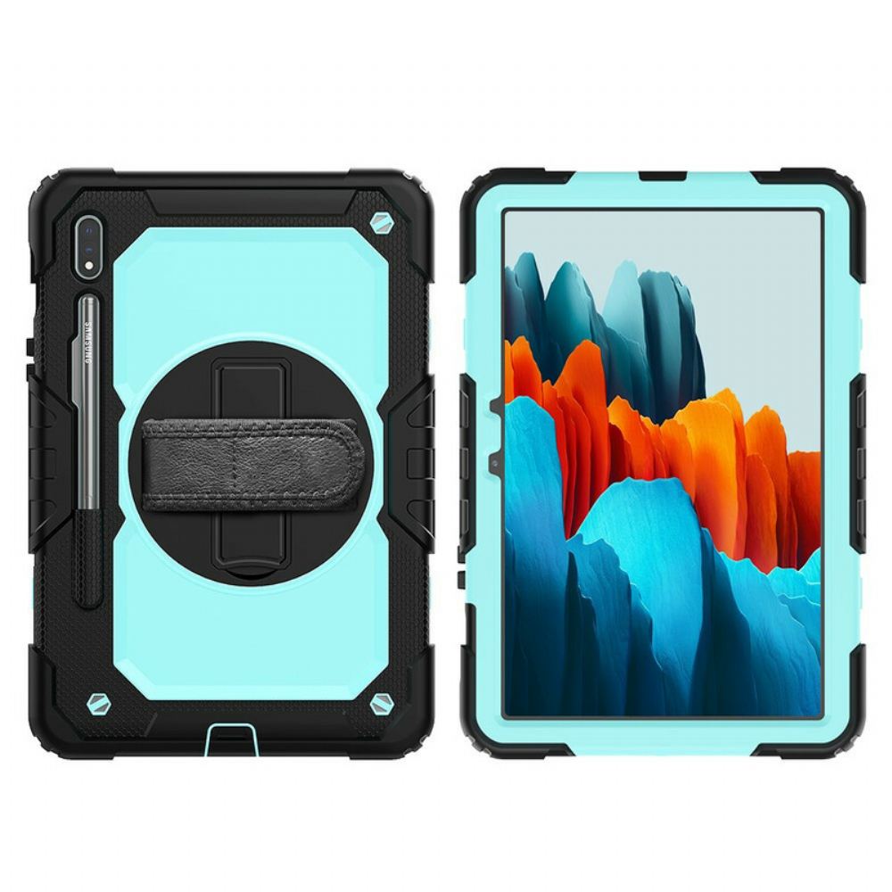 Kryt Na Samsung Galaxy Tab S7 / Tab S8 Dvoubarevný Multifunkční 2