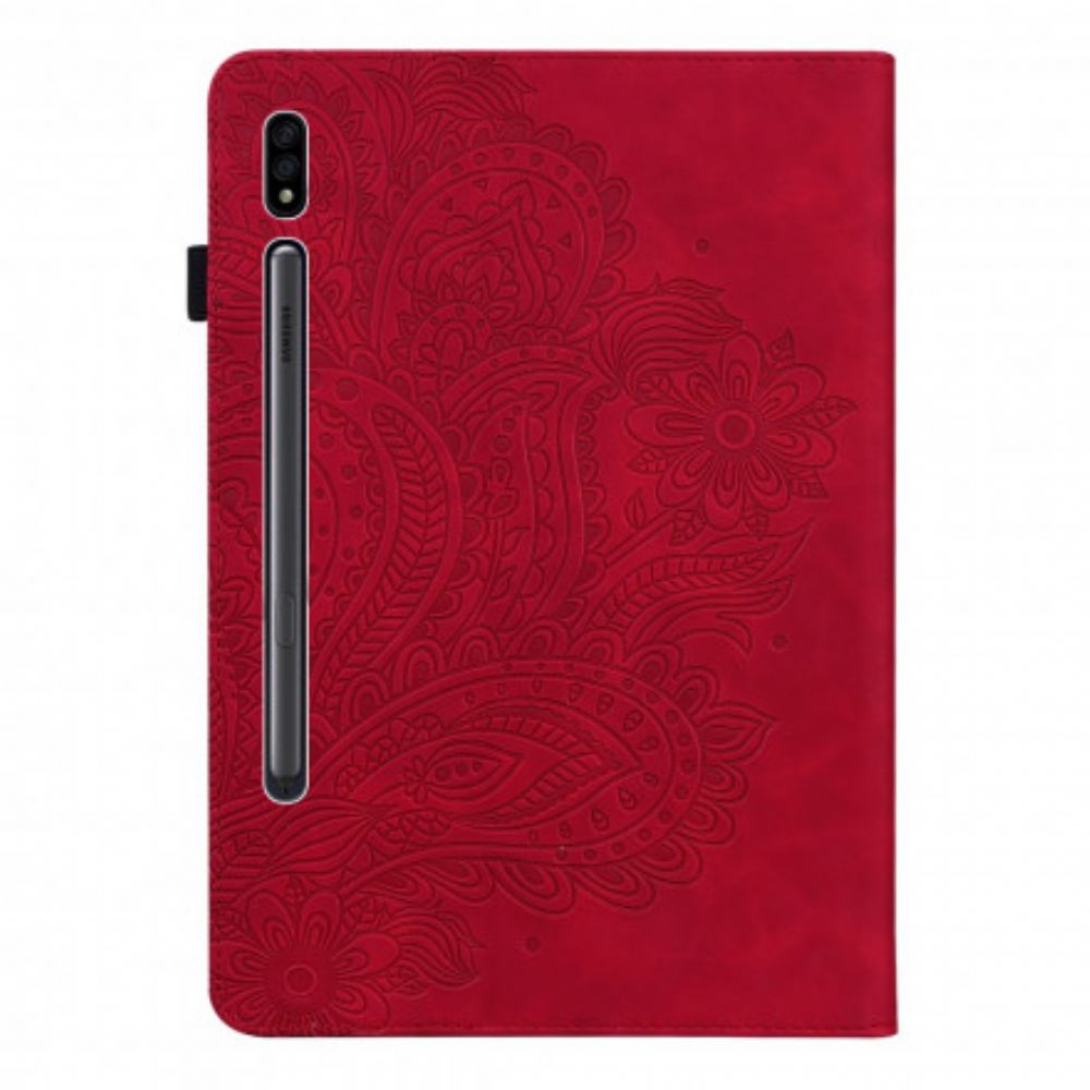 Pouzdra Na Samsung Galaxy Tab S7 / Tab S8 Květinový Tisk