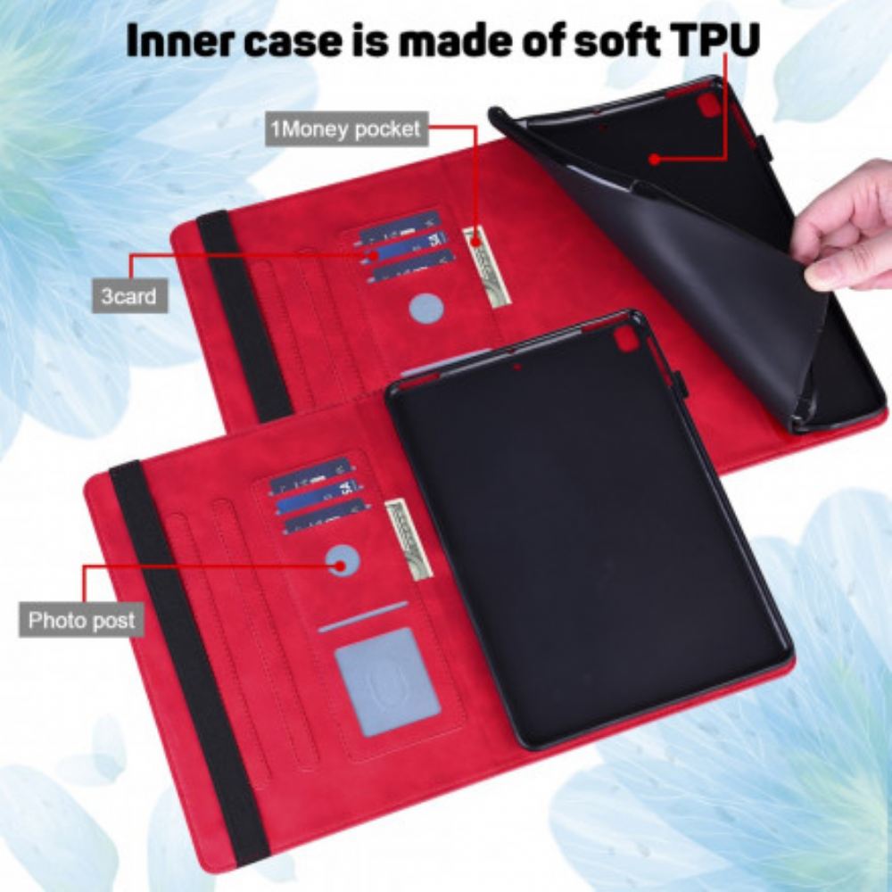 Pouzdra Na Samsung Galaxy Tab S7 / Tab S8 Květinový Tisk