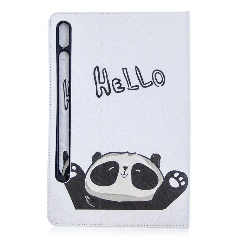 Pouzdra Na Samsung Galaxy Tab S7 / Tab S8 Panda Tiskový Vzor