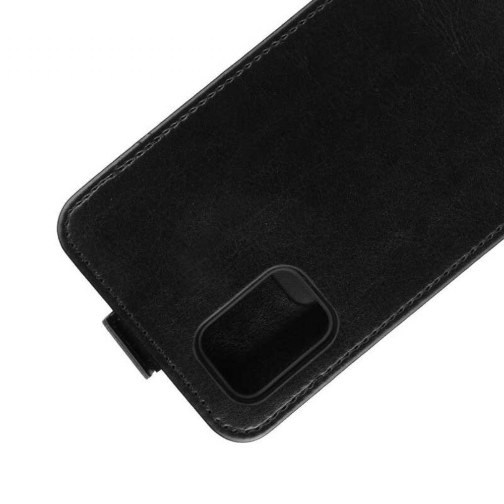 Flipové Pouzdro Na Samsung Galaxy A51 Kožené Pouzdro Efekt Skládání Kůže