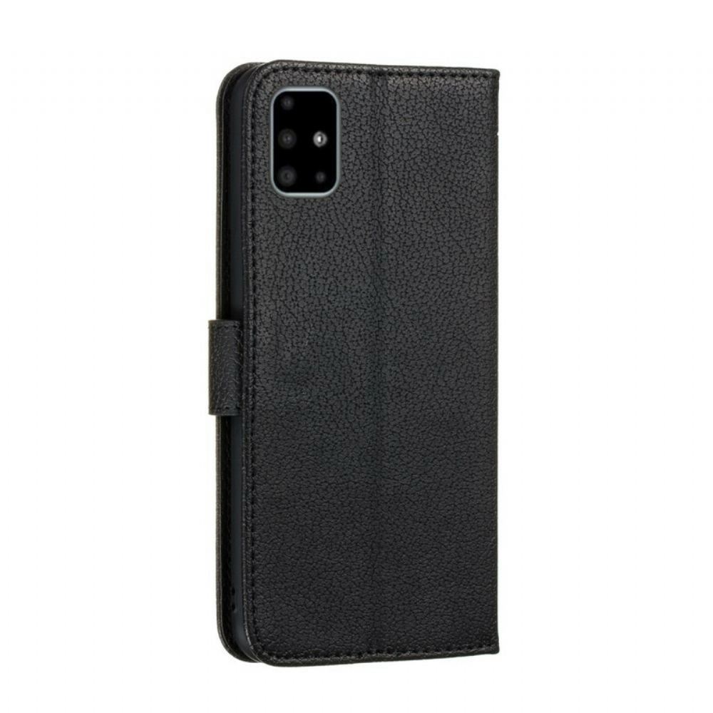 Kožené Pouzdro Na Samsung Galaxy A51 Umělá Kůže Žijte Svůj Sen