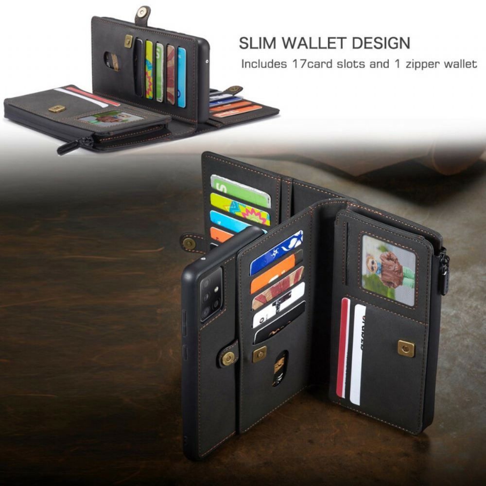 Kryt Flipové Pouzdro Na Samsung Galaxy A51 Caseme Odnímatelné