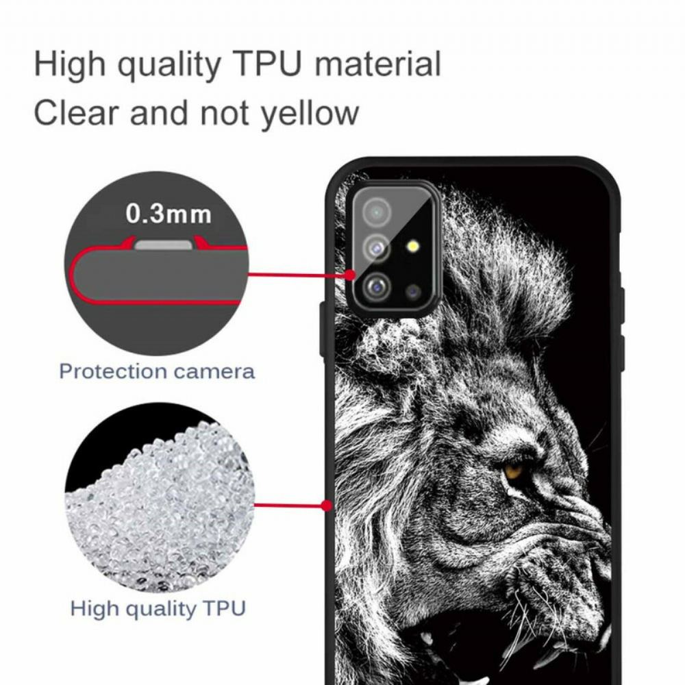 Kryt Na Samsung Galaxy A51 Divoký Lev