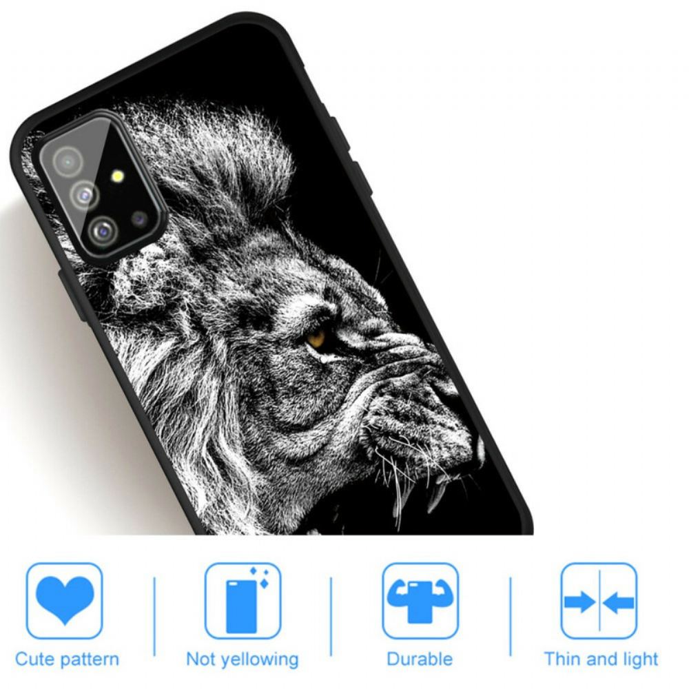 Kryt Na Samsung Galaxy A51 Divoký Lev