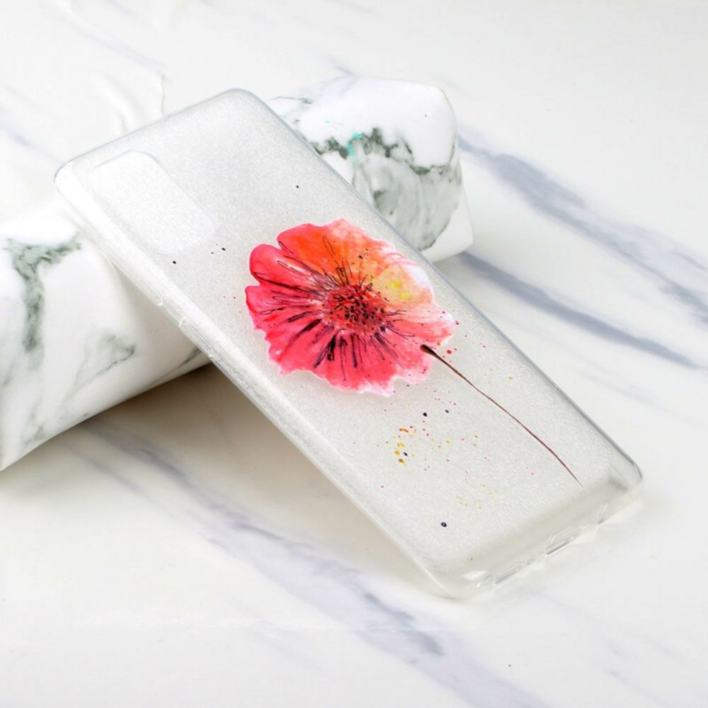 Kryt Na Samsung Galaxy A51 Květinový Vzor Bezešvé Akvarel