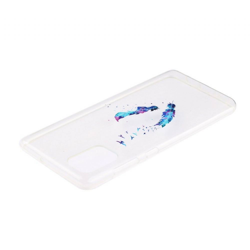 Kryt Na Samsung Galaxy A51 Průhledné Peří