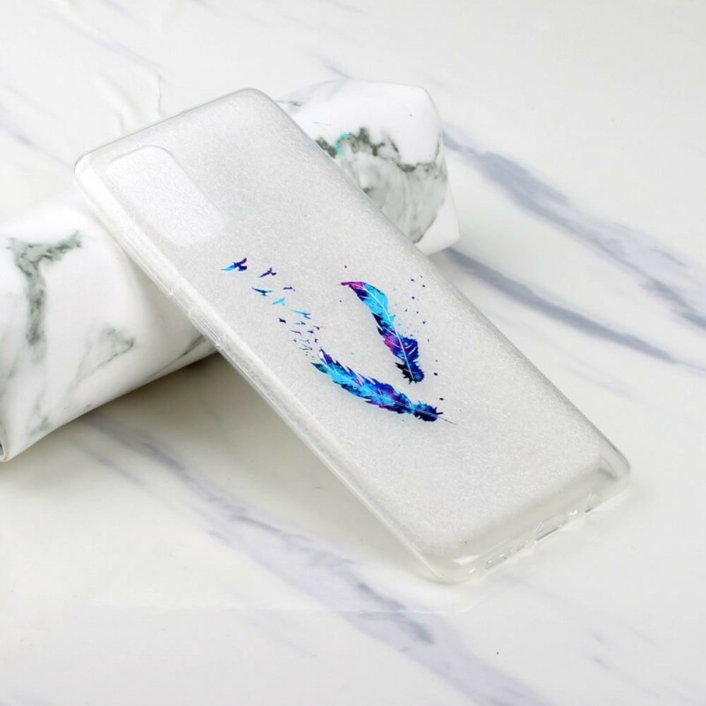 Kryt Na Samsung Galaxy A51 Průhledné Peří
