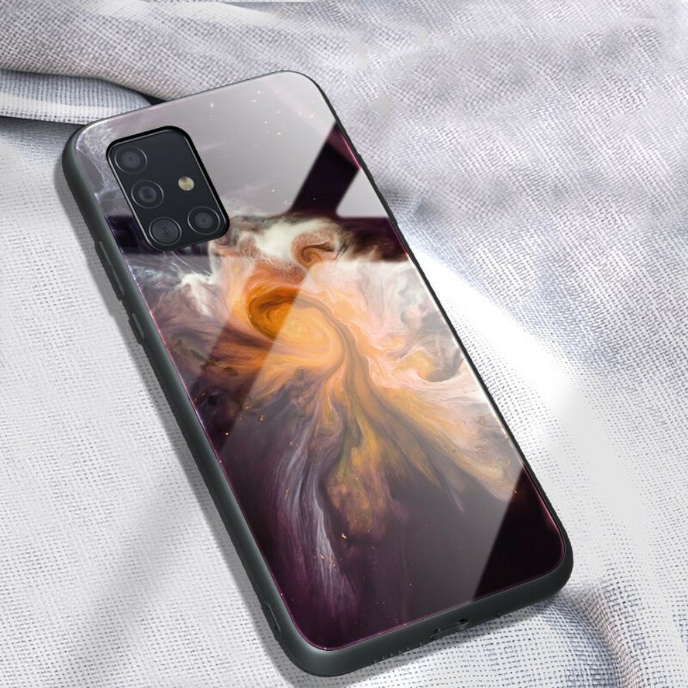 Kryt Na Samsung Galaxy A51 Tvrzené Sklo V Mramorových Barvách
