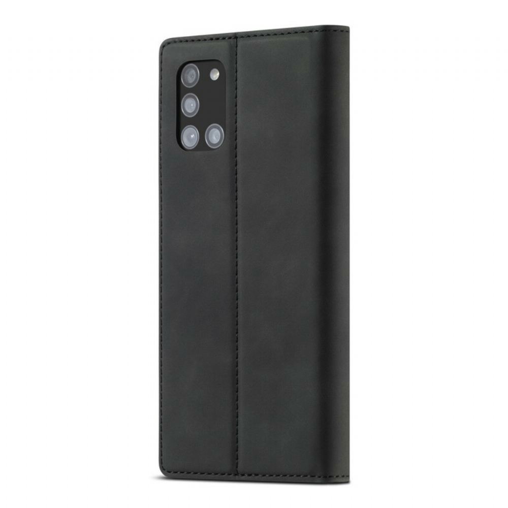 Kryty Na Mobil Na Samsung Galaxy A51 Flipové Pouzdro Kožený Efekt Lc.imeeke